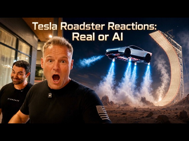 Shocking Tesla Roadster Public Reactions On The Streets: Real Or AI