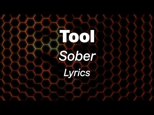 Tool - Sober (Lyrics)