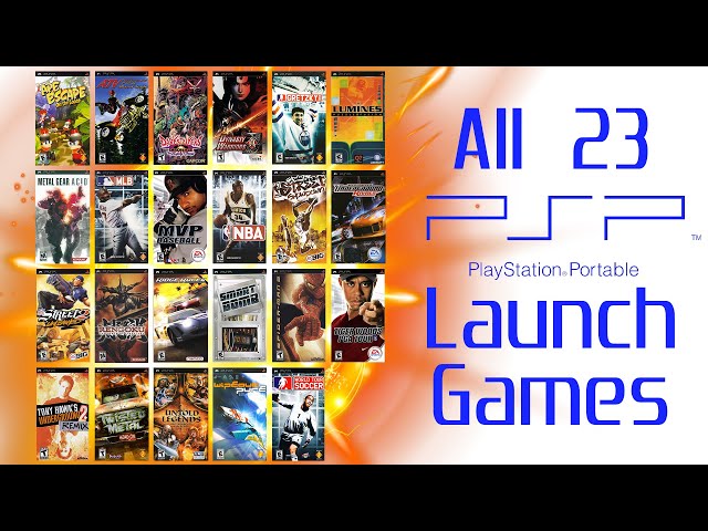 A Look at All 23 PSP Launch Games