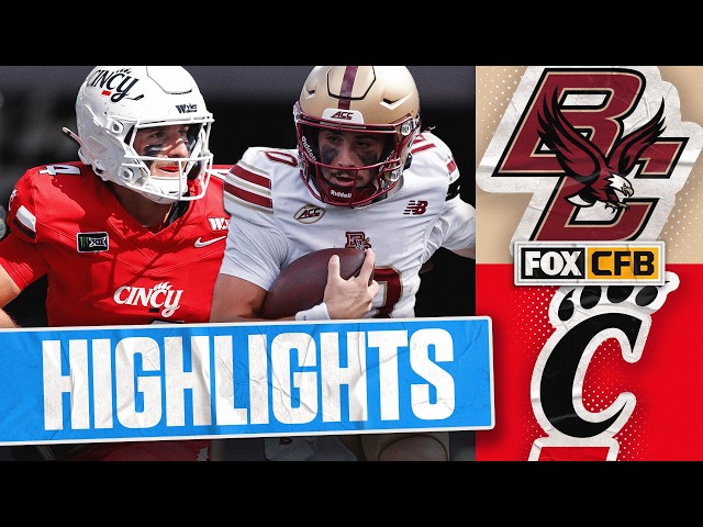 Boston College Eagles vs Cincinnati Bearcats Highlights 🏈 FOX College Football