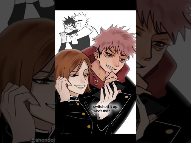 formation b! bugging x new jeans #jujutsukaisen #animation