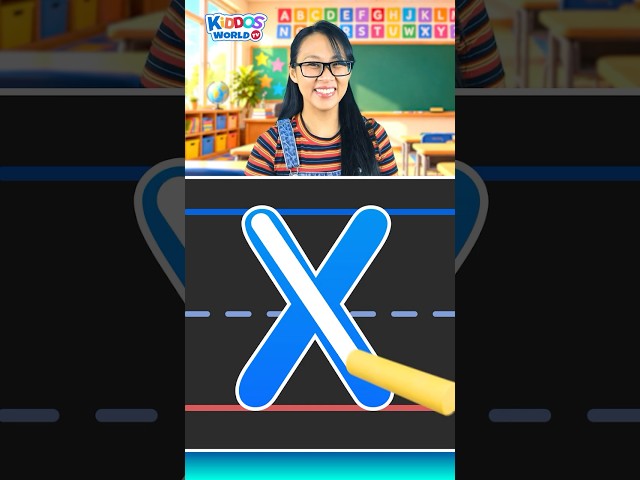 Can You Write the Letter X? | Learn Uppercase X with Miss V!