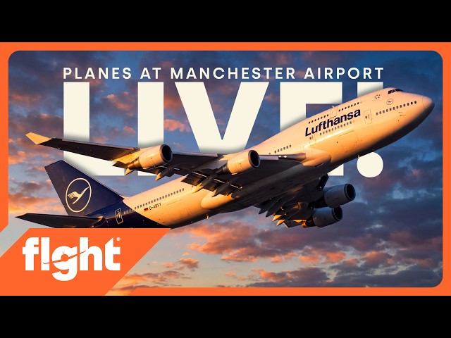 747 departure, A380, PIA 777 & Evening Jets! 🧡 Manchester Airport LIVE