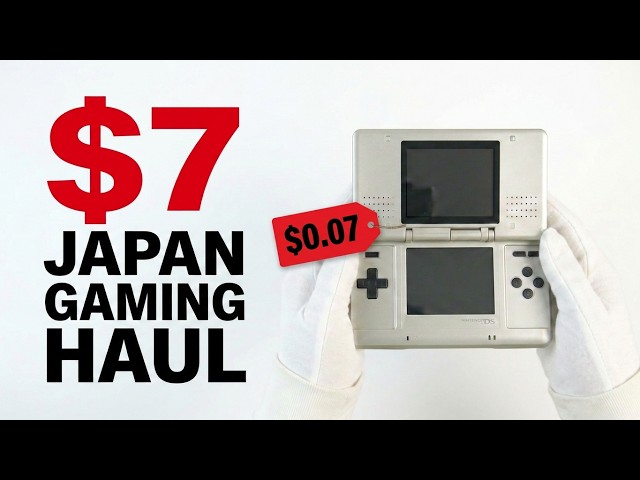 $7 JAPAN GAMING HAUL | Nintendo DS & Dualshock 4 Glacier White