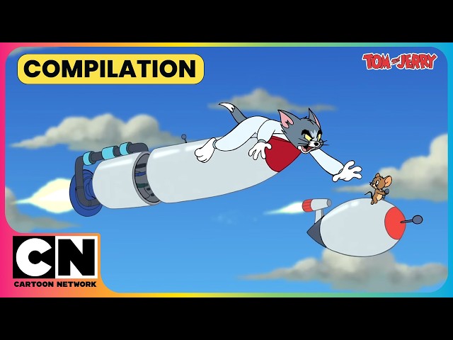 Tom & Jerry’s Rocket Ride Goes VERY Wrong!🚀😳| Tom and Jerry🐭| World Space Week🛰️🪐| Kids Cartoon​