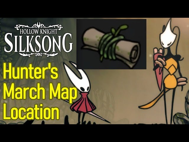 Hollow Knight Silksong Hunter's March map location and boss fight
