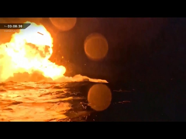 SpaceX Starship Flight 14 explodes upon landing