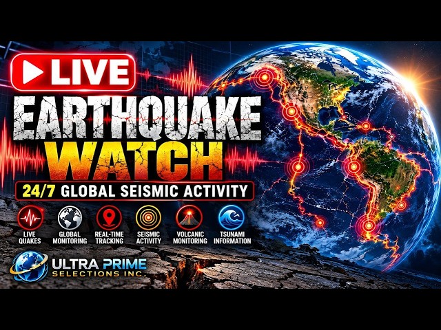 🔴 LIVE EARTHQUAKE WATCH 24/7 | GLOBAL SEISMIC ACTIVITY & EARTHQUAKE TRACKING