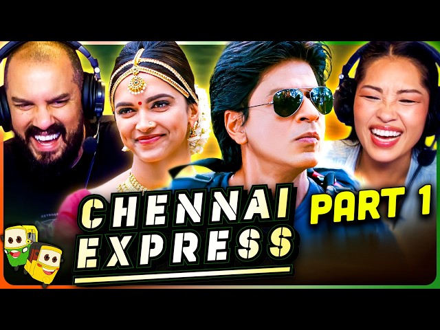 CHENNAI EXPRESS (Part 1) Movie Reaction! | Shah Rukh Khan | Deepika Padukone | Rohit Shetty