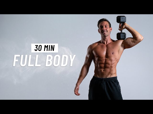30 Min Full Body Dumbbell Workout at Home - Build Muscle