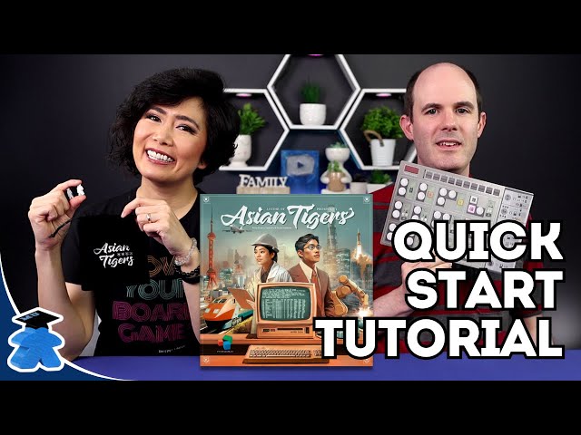 Asian Tigers - Board Game Tutorial - Start Playing in 12 Minutes