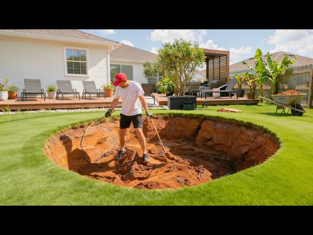 Contractors Asked $150,000 for This Backyard So He Built It Himself (Did He Save?) ​