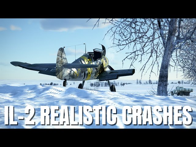 Realistic Emergency Landings, Crashes & More! V222 | IL-2 Sturmovik Flight Simulator Crashes
