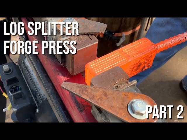 Converting a Log Splitter into a Forging Press, Part 2