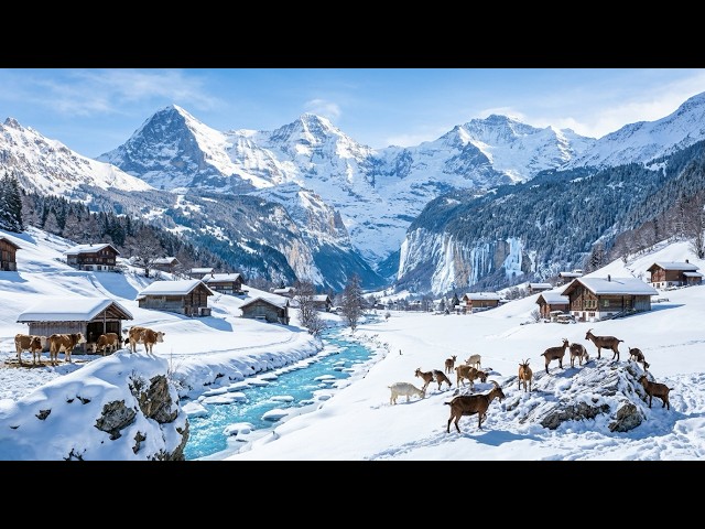 🇨🇭❄️ A Fairytale Hidden in the Swiss Alps! Switzerland in Winter