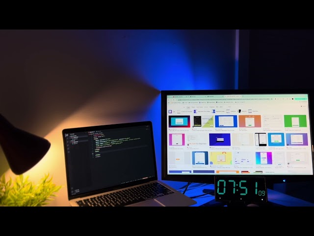 30 Min Study Session | Coding HTML CSS Login Page