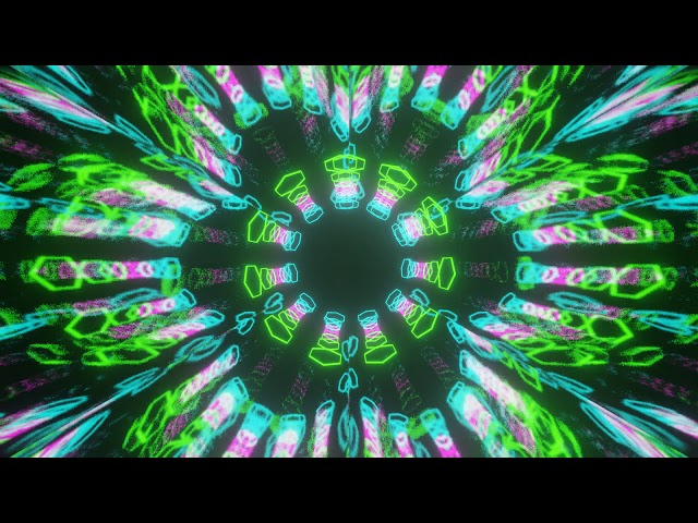 VJ LOOP 2020: kaleidoscope PSYCHEDELIC FLOWER