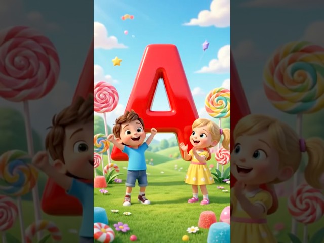 🔤 ABCD A to Z Alphabet Song for Kids | A B C D Learning | ABC Song | 3D Alphabet Video for Kids 🌈