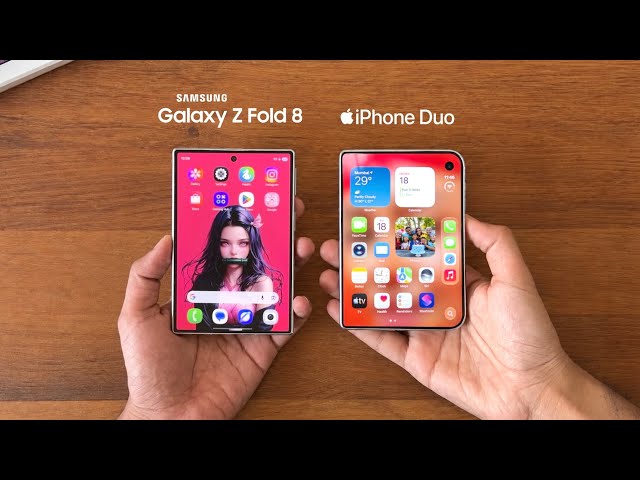 iPhone Duo vs Galaxy Z Fold 8 - Samsung COOKED Apple...
