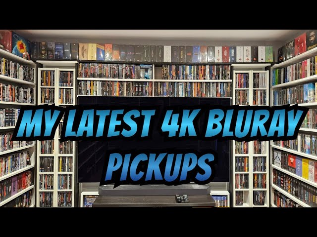 My Latest 4k Ultra HD Bluray Pickups.