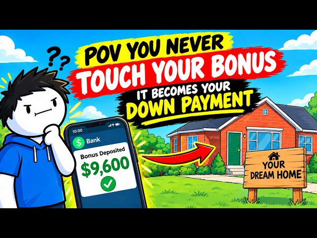 POV: You Never Touch Your Bonus — It Becomes Your Down Payment
