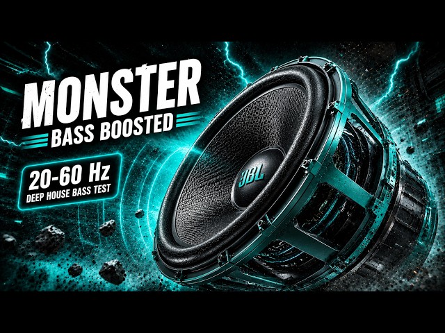 MONSTER BASS BOOSTED: Ultimate 20-60Hz Car Audio Subwoofer Bass Test & Deep House Frequency Demo 🎧