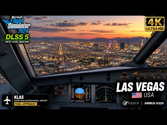 🔥 DLSS 5 | Las Vegas Looks INSANELY REAL! 🤯✈️ | MSFS 2024