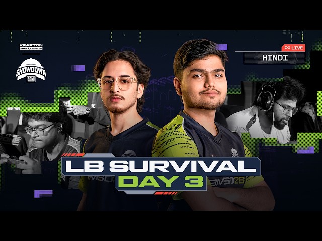 [HINDI] BMSD 2026 | Lower Bracket Survival | Day 3 #BGMILIVE