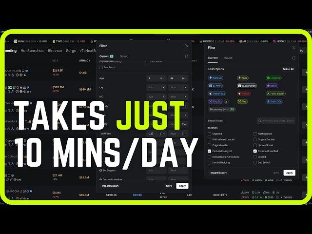 I Use This Strategy To Find Easy Meme Coin 2X's Everyday