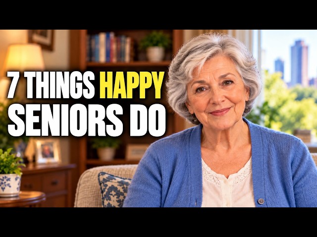After 70, The Happiest People Do These 7 Things Every Day (Most Ignore This!)