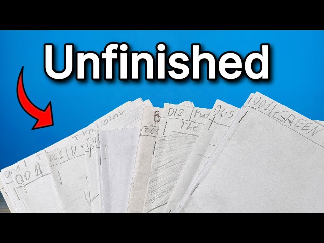 Looking Back at ALL My Unfinished Comics!