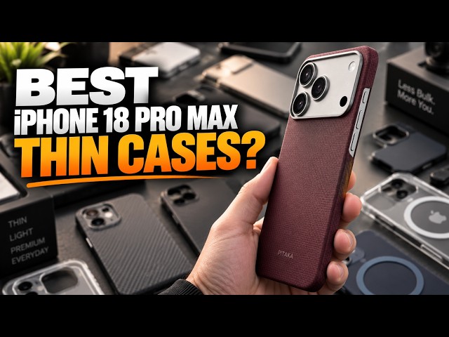 Top 7 Best iPhone 18 Pro Max Thin Cases!