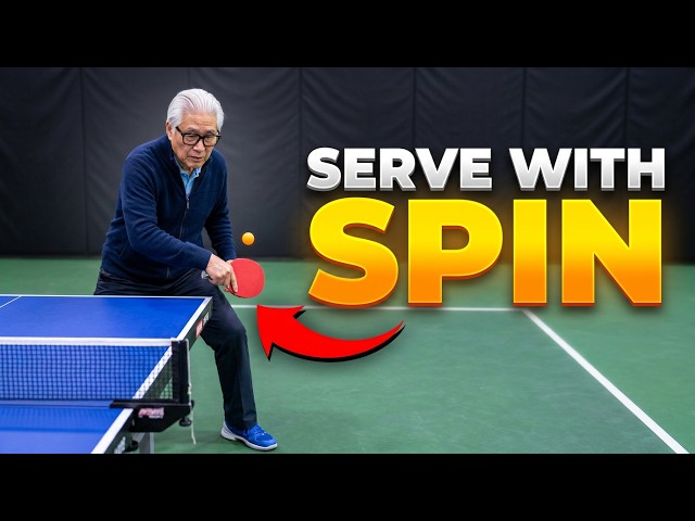 Best Serve Tips for Seniors: Topspin, Backspin and Sidespin