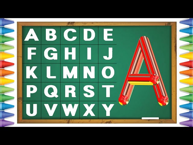 [알파벳 놀이] 유아와 어린이를 위한 ABCD 대문자 A부터 Z까지 쓰기 | Kids Alphabet A to Z | abc song | a for apple | abcd song