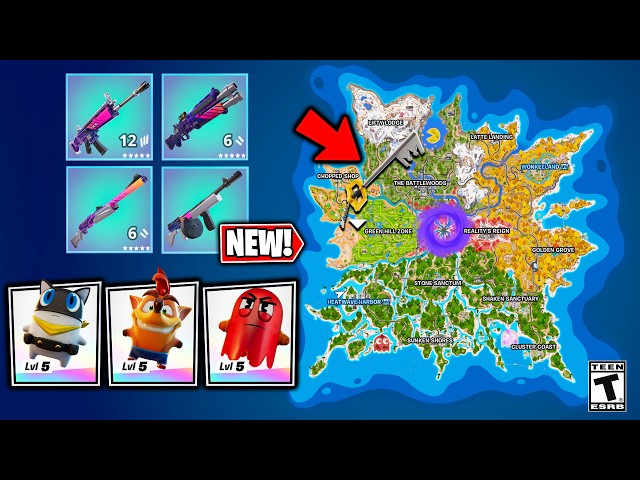 The NEW BIG FORTNITE Update! (New Exotics, Kingdom Of Hearts & New Sprites)