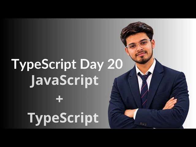 JavaScript + TypeScript in Typescript #day20 | Typescript for Beginners | Using AI #typescript #ai