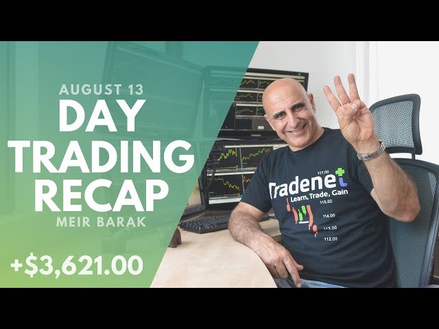 Day Trading Recap, Aug 13: How I Earned +$3,621.00 In 1 Hour...