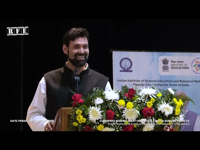Cinema, Culture & Youth: Ojaswwee Sharma at "Ek Bharat Shreshtha Bharat" - Yuva Sangam Phase VII