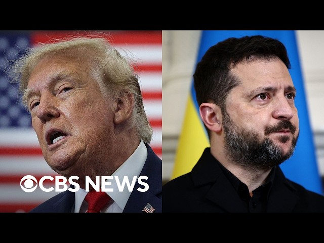 Trump's Ukraine rebuke after backlash over his Russia moves: "They've given nothing to us"