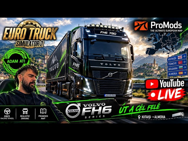 Euro truck simulator 2 LIVE STREAM work much network