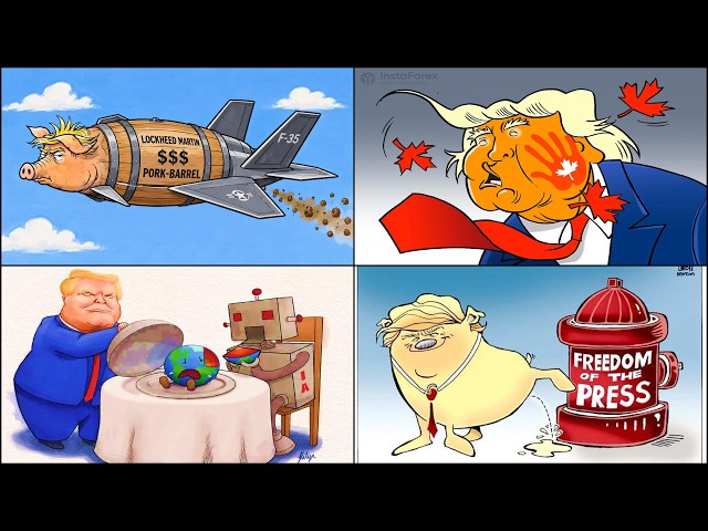 Today’s Coldest Trump Political Cartoons | Trump Satire, Humor & Caricatures, Comic | 18 SEPTEMBER