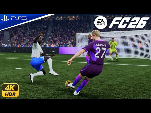 FC26 - ARSENAL LEGENDS VS LIGUE 1 LEGENDS | LEGENDARY DIFFICULTY | 4K HDR