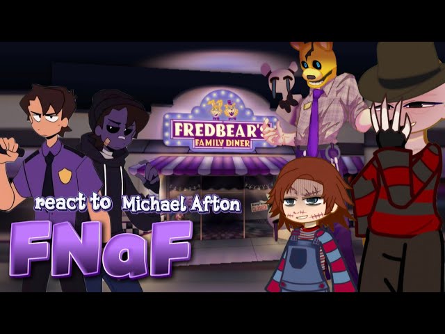 [FNaF] Horror Slashers React to Michael Afton ||Gacha React 