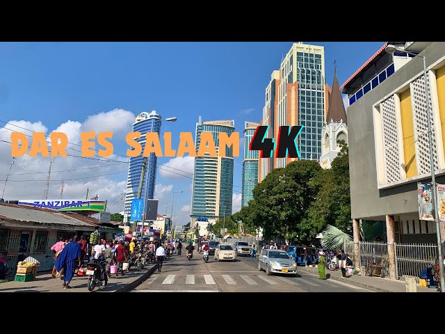 Dar Es Salaam 4K - Driving Downtown - Posta Tanzania