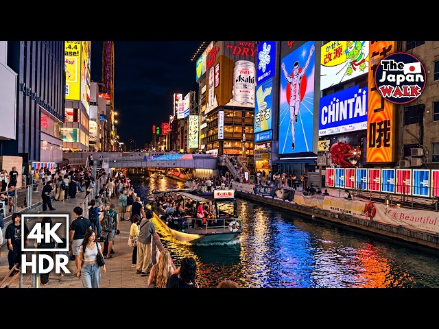 Dotonbori at Night – Osaka Nightlife and Street Food | Japan | 4K HDR