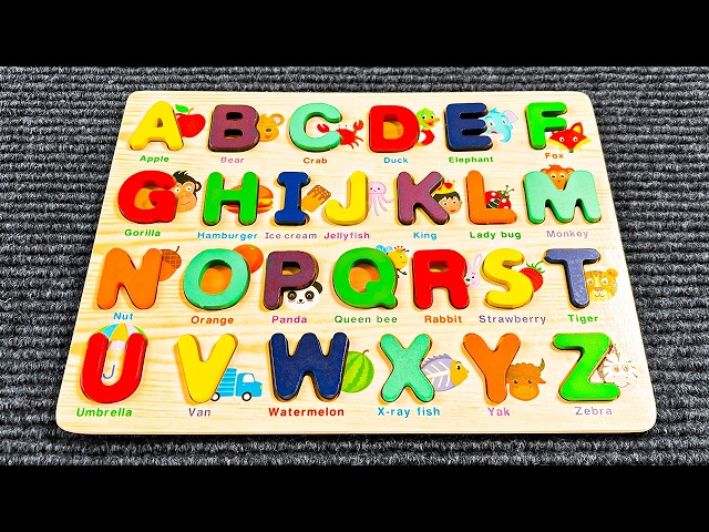 Learn ABC with Alphabet Game | Best Learn ABC Puzzle | Preschool Toddler Learning Videos