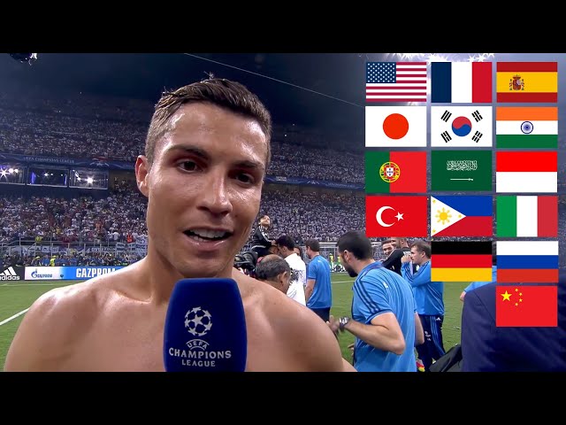 Ronaldo Siuu  in Different Languages