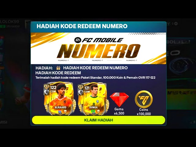 2 KODE REDEEM FC MOBILE TERBARU HARI INI CLAIM PEMAIN 122 GRATIS | CARA REDEEM FC MOBILE‼️