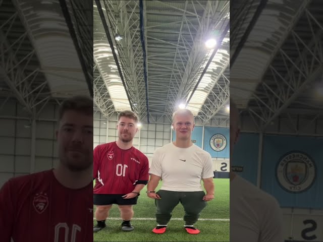 Mr.Beast with Haaland