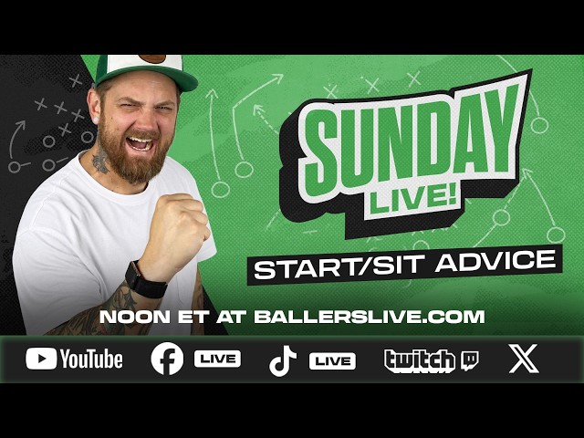 Mike Wright is LIVE! Week 5 Fantasy Football Start/Sit Advice + Injury News
